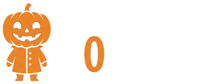 Little Horrors logo (white)